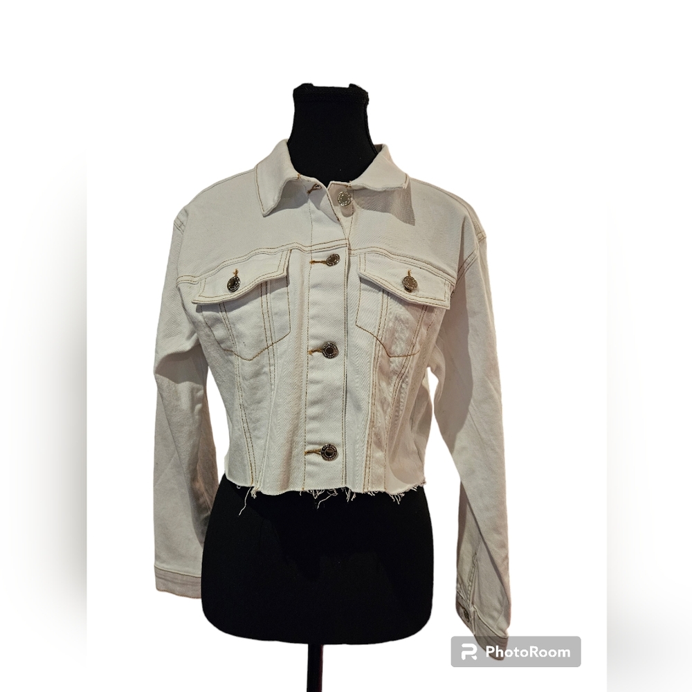 Body-Crop Jean jacket * size:M